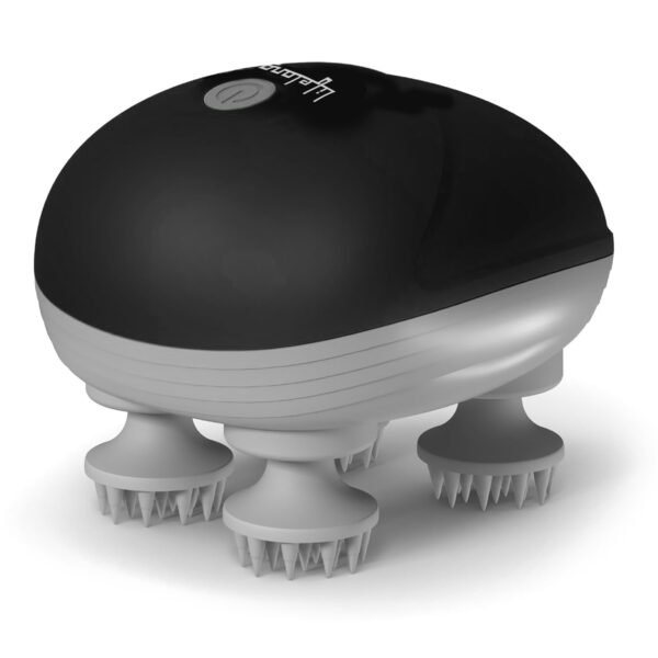 Electric Scalp Massager – Waterproof 4D Deep Kneading Head & Body Massager with Soft Silicone Massage Heads