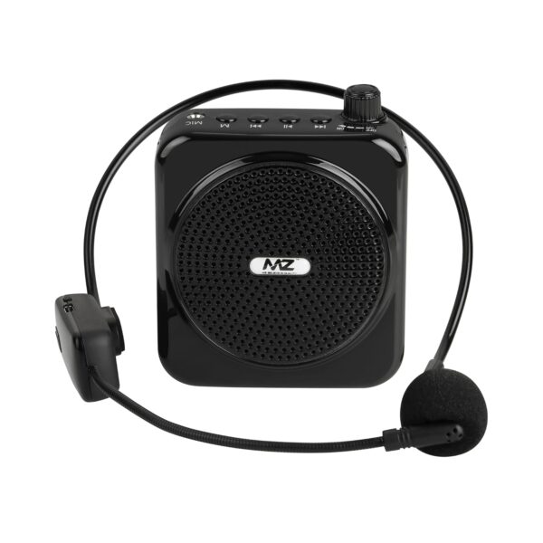 Portable Voice Amplifier with Wireless Headset Microphone – Rechargeable Bluetooth Speaker for Teachers & Tour Guides