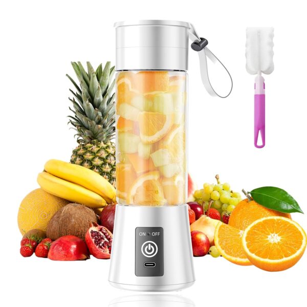 Portable USB Rechargeable Personal Blender – Mini Juicer Bottle for Smoothies & Fresh Juice