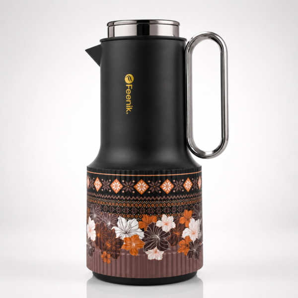 Premium Vacuum Insulated Thermal Coffee Flask – Double Wall Stainless Steel Hot & Cold Beverage Server