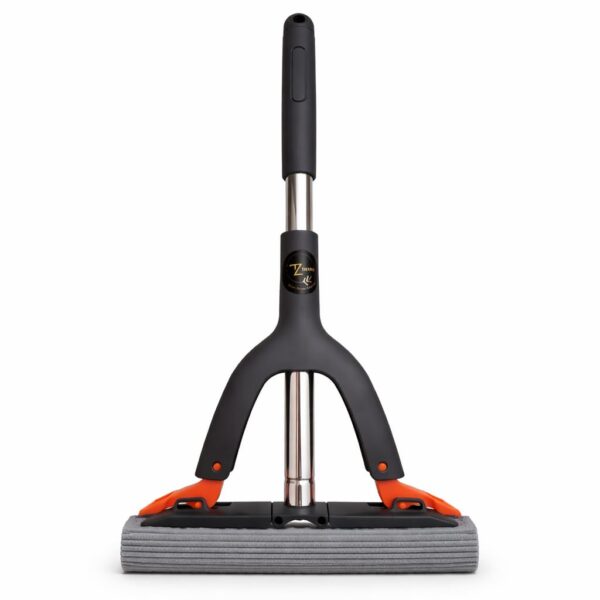 PVA Sponge Floor Mop with Self-Wringing Roller – Super Absorbent Household Cleaning Mop