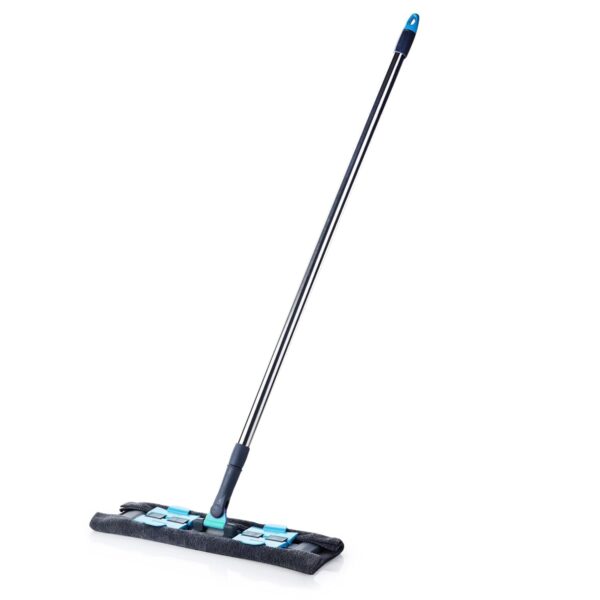 Flat Microfiber Floor Mop with Adjustable Handle – Reusable Wet & Dry Cleaning Mop