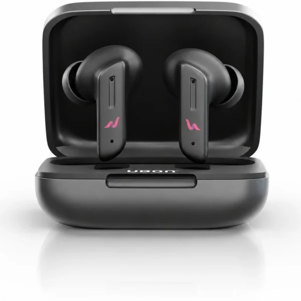 Ubon Bluetooth wireless earbuds J-4 With 40 hours of playtime Bluetooth Headset (Black, In the Ear)